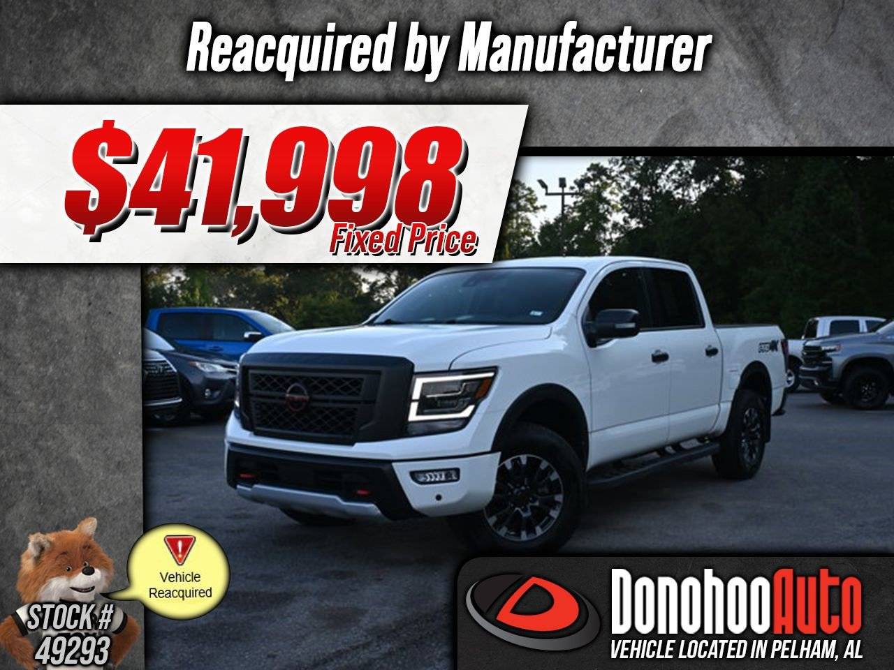 2023 Nissan Titan PRO-4X — Pickup Truck — 18,790 mi — Pelham, AL