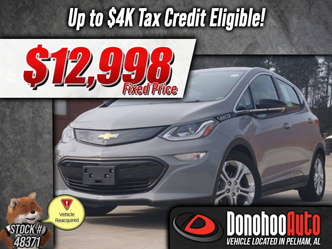 2019 Chevrolet Bolt EV LT — Hatchback — 32,164 mi — Pelham, AL