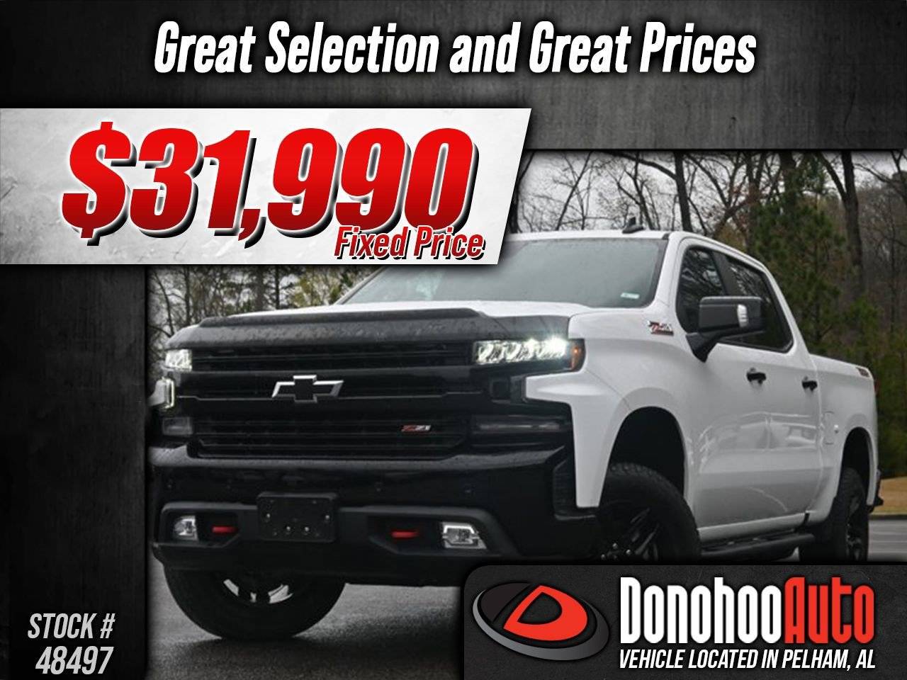 2020 Chevrolet Silverado 1500 LT Trail Boss — Pickup Truck — 94,925 mi — Pelham, AL