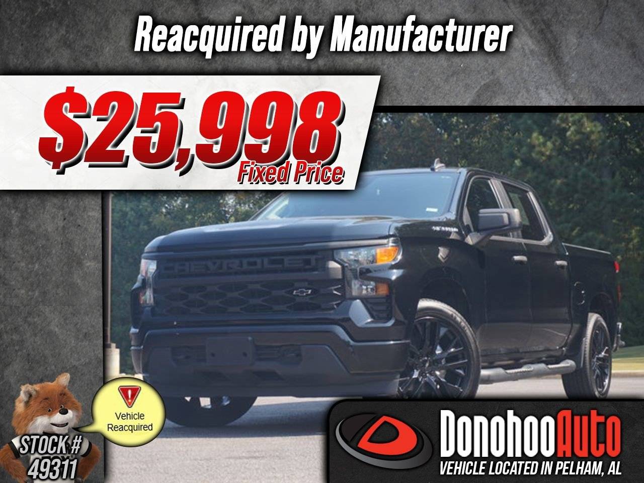 2022 Chevrolet Silverado 1500 Custom — Pickup Truck — 51,285 mi — Pelham, AL