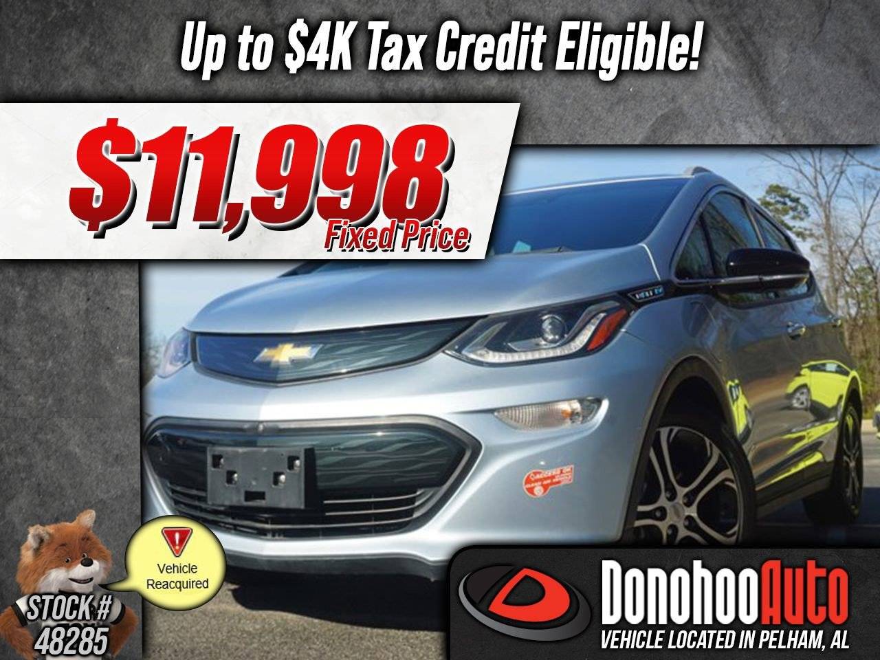 2017 Chevrolet Bolt EV Premier — Hatchback — 42,515 mi — Pelham, AL