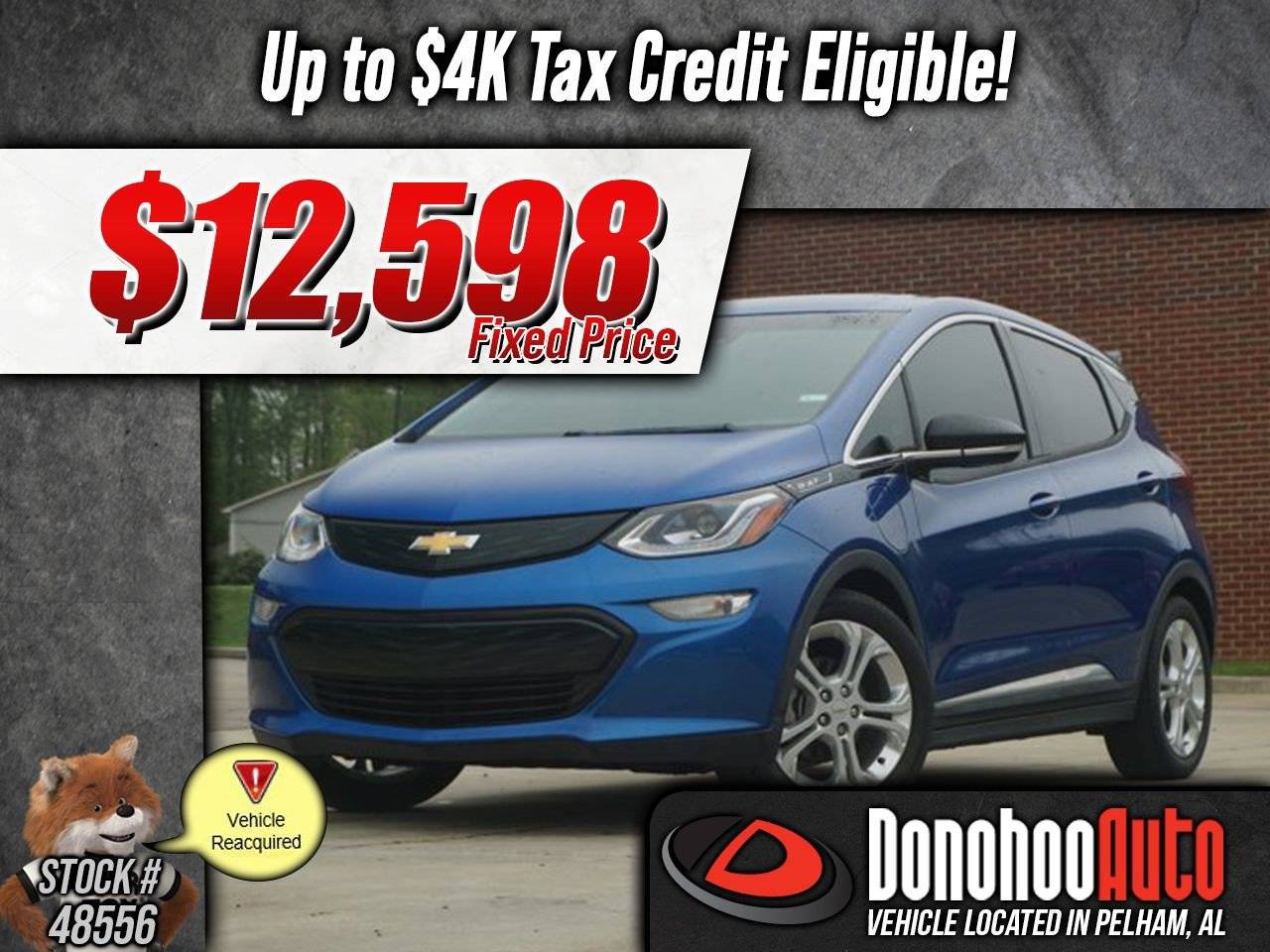 2019 Chevrolet Bolt EV LT — Hatchback — 29,189 mi — Pelham, AL
