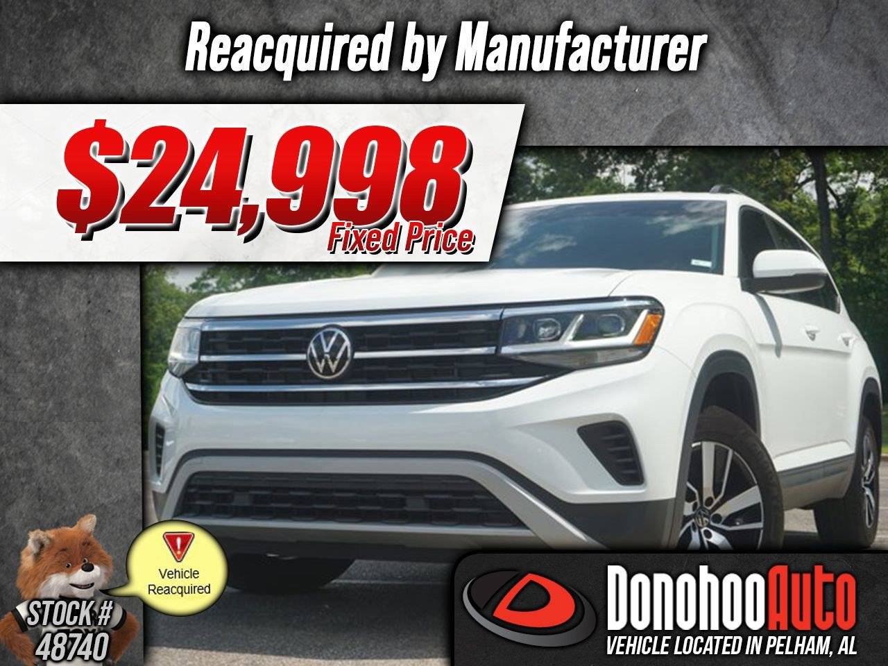 2022 Volkswagen Atlas SE — SUV — 25,163 mi — Pelham, AL