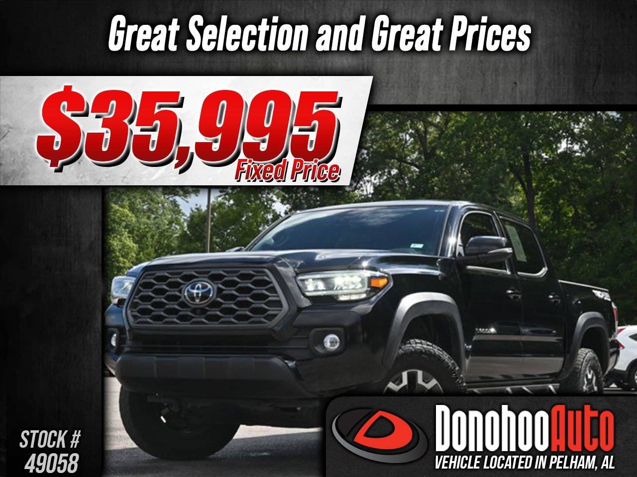 2023 Toyota Tacoma TRD Sport — Pickup Truck — 54,647 mi — Pelham, AL