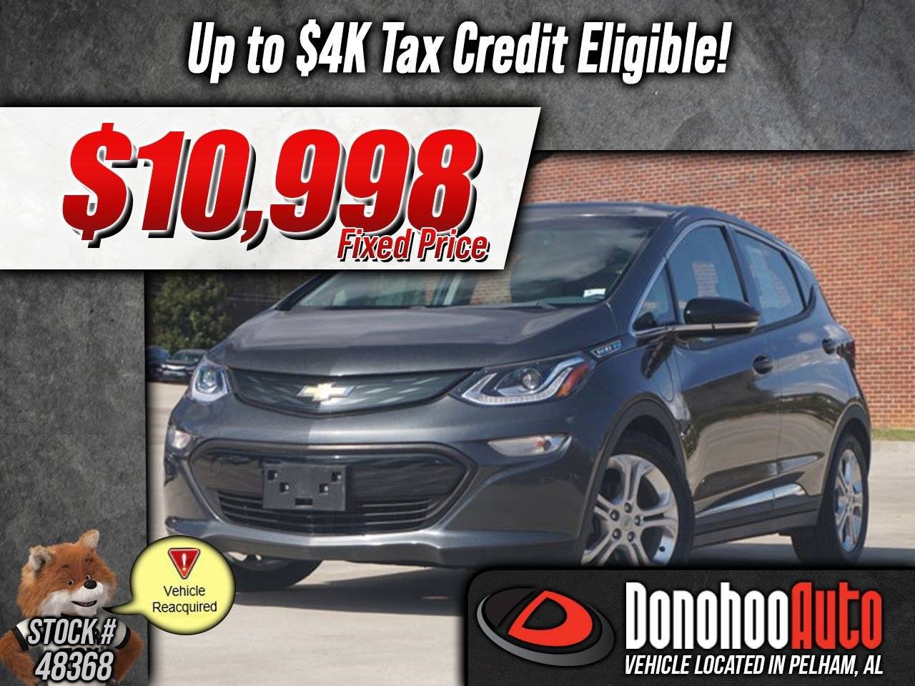 2017 Chevrolet Bolt EV LT — Hatchback — 23,858 mi — Pelham, AL