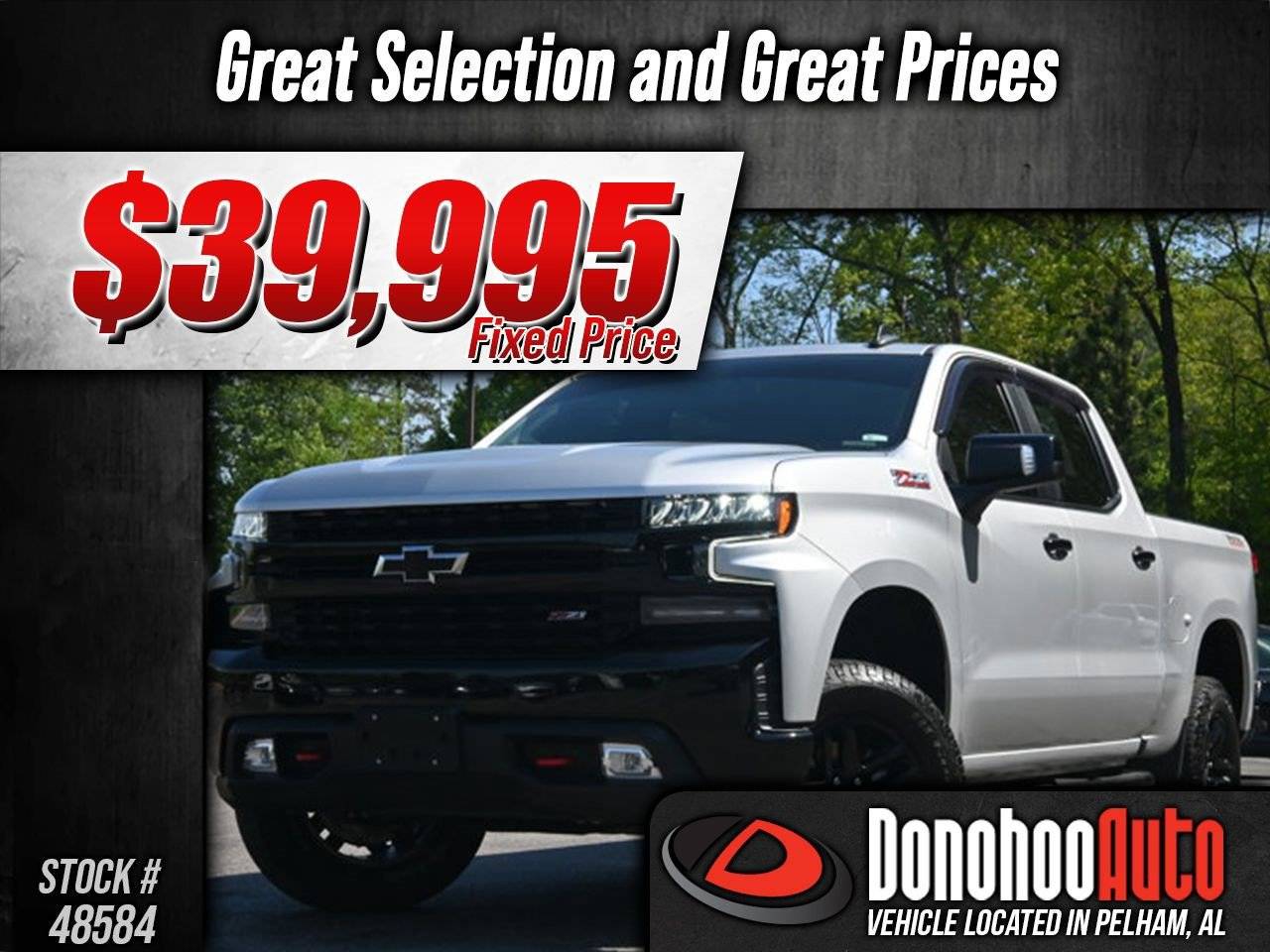 2020 Chevrolet Silverado 1500 LT Trail Boss — Pickup Truck — 33,991 mi — Pelham, AL