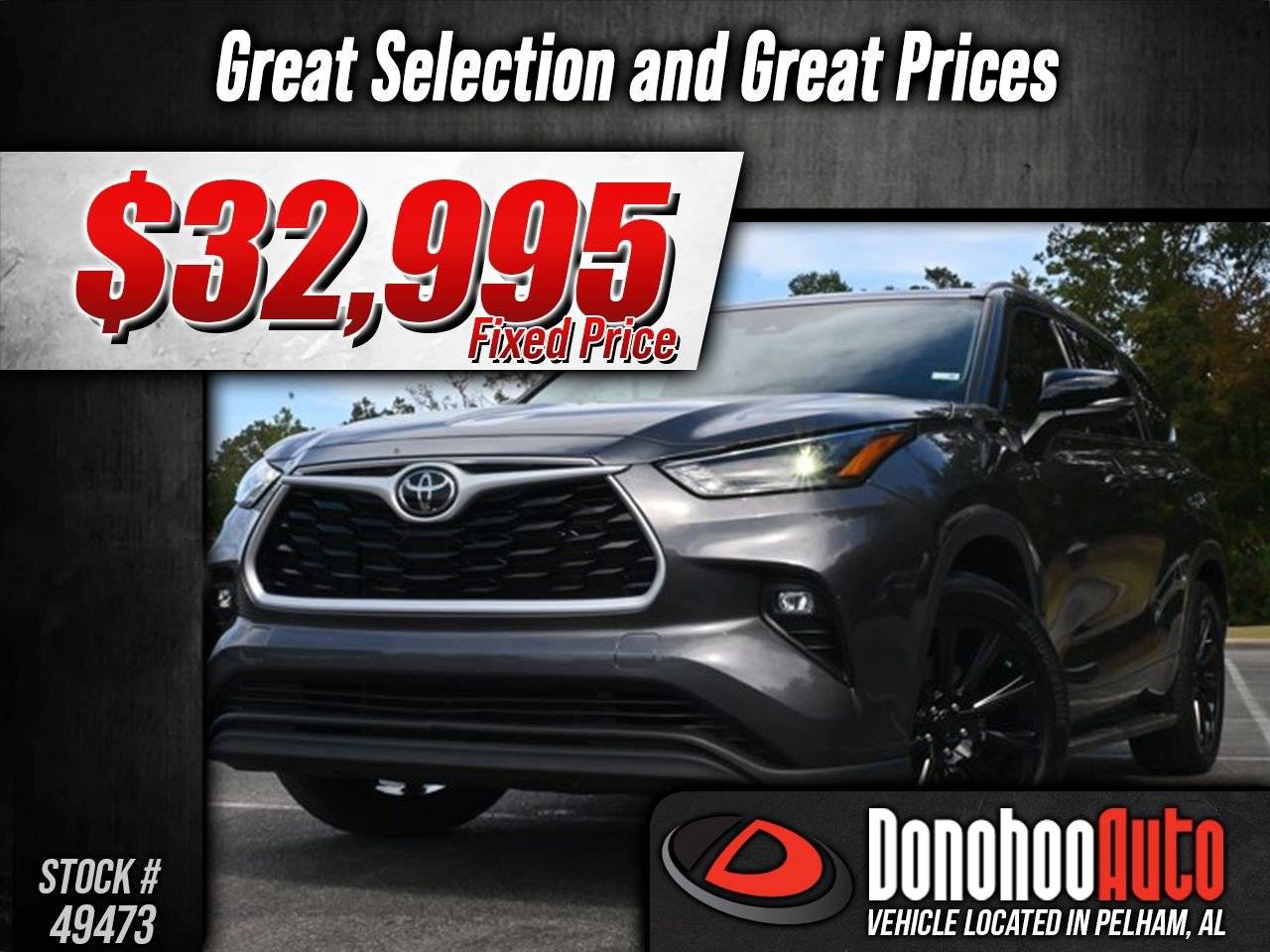 2022 Toyota Highlander XLE — SUV — 56,765 mi — Pelham, AL