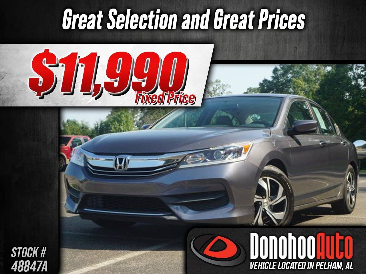 2016 Honda Accord LX — Sedan — 128,648 mi — Pelham, AL