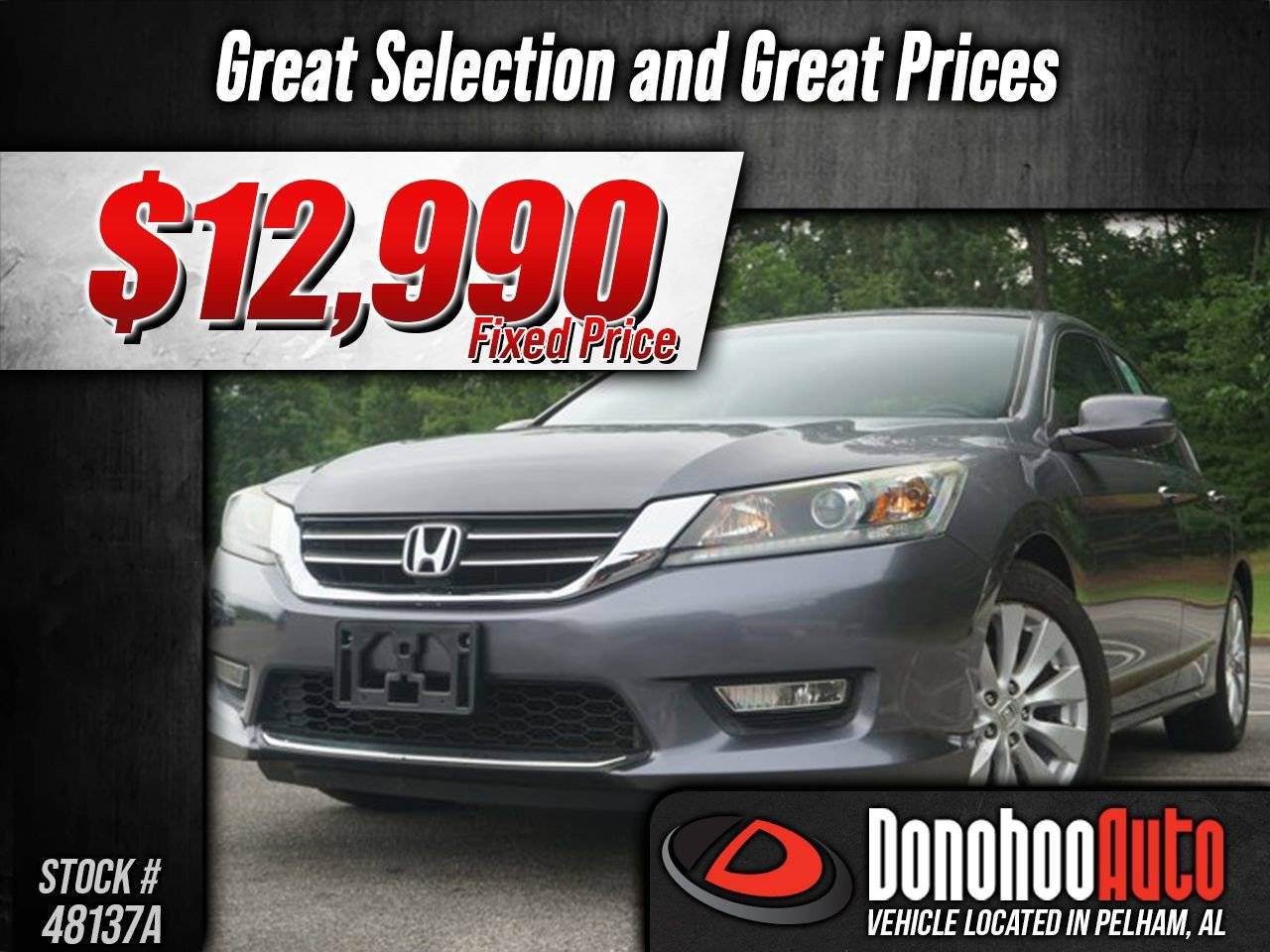 2013 Honda Accord EX — Sedan — 87,639 mi — Pelham, AL