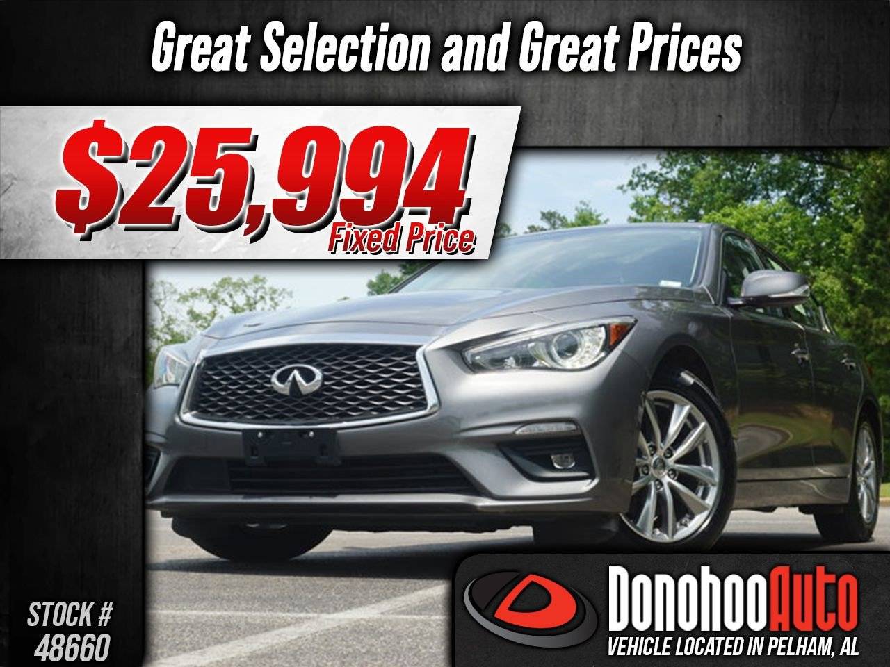 2021 INFINITI Q50 3.0t PURE — Sedan — 24,732 mi — Pelham, AL