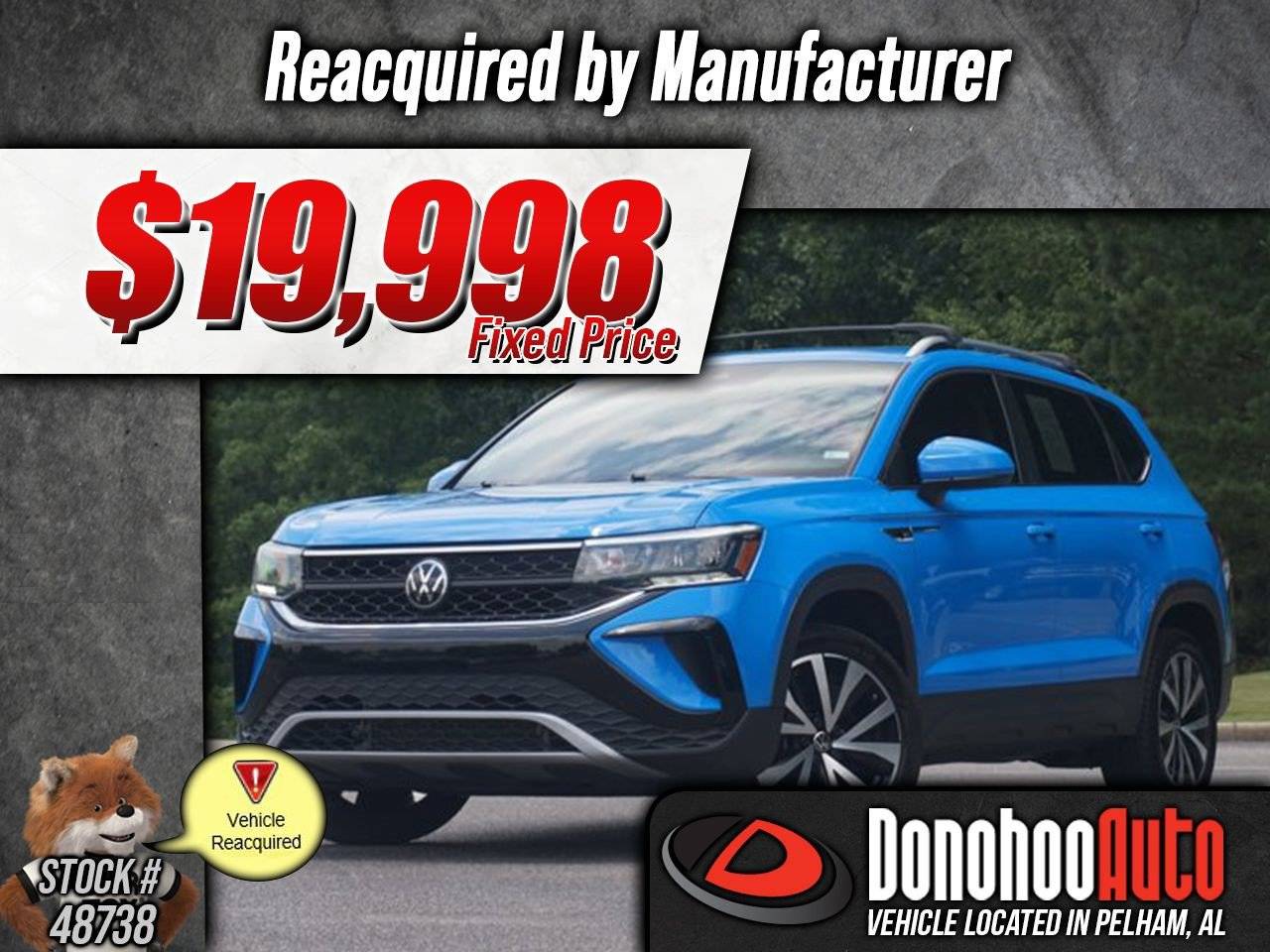 2023 Volkswagen Taos SE — SUV — 14,804 mi — Pelham, AL