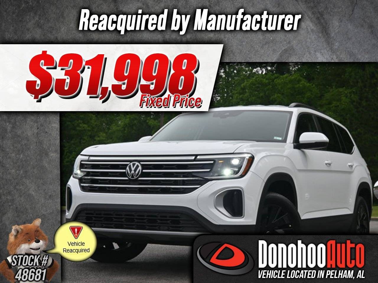 2024 Volkswagen Atlas SE with Technology — SUV — 22,635 mi — Pelham, AL