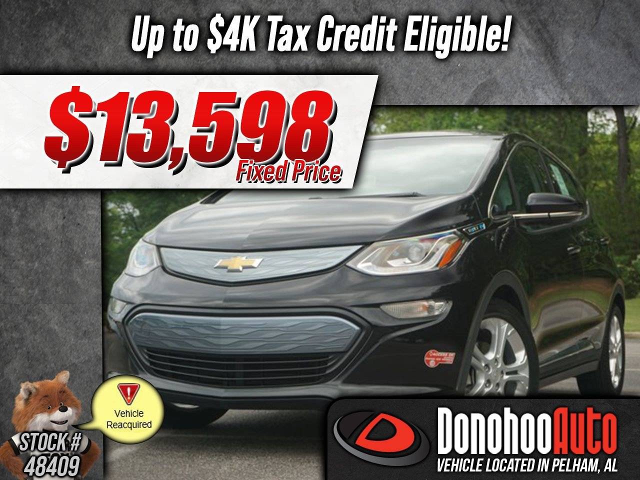 2019 Chevrolet Bolt EV LT — Hatchback — 16,079 mi — Pelham, AL