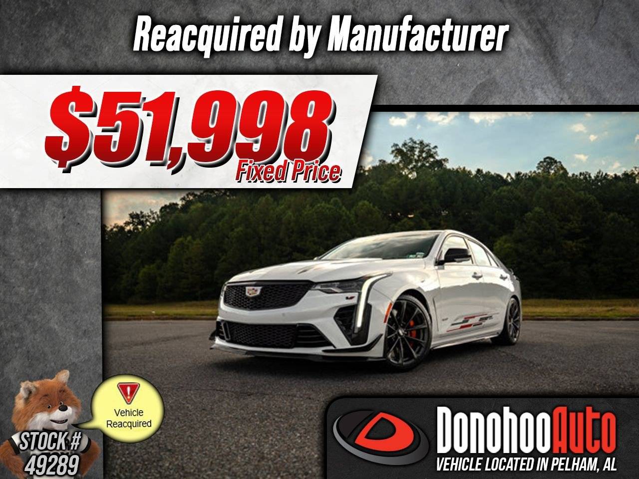 2022 Cadillac CT4-V Blackwing — Sedan — 23,753 mi — Pelham, AL