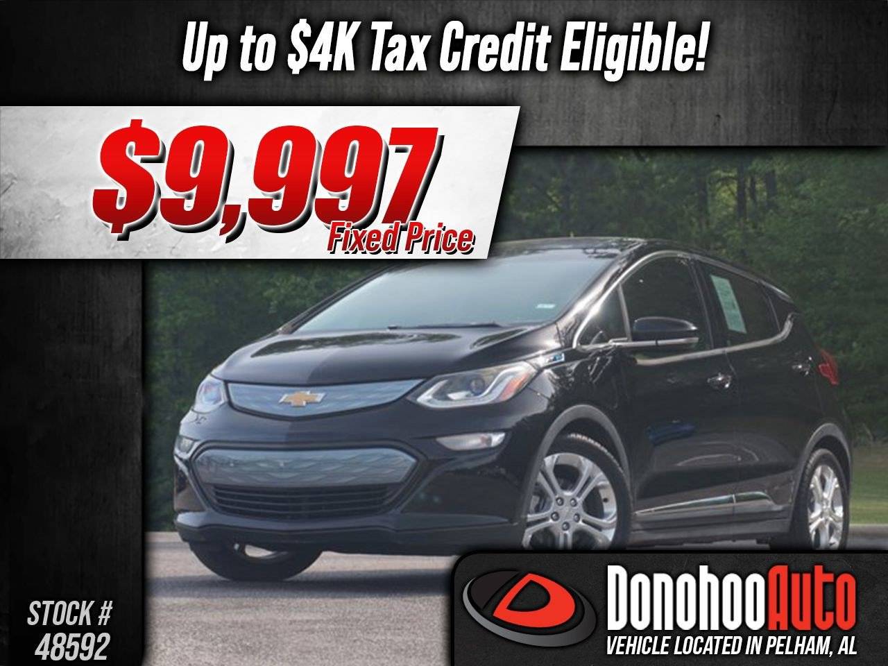 2017 Chevrolet Bolt EV LT — Hatchback — 48,493 mi — Pelham, AL