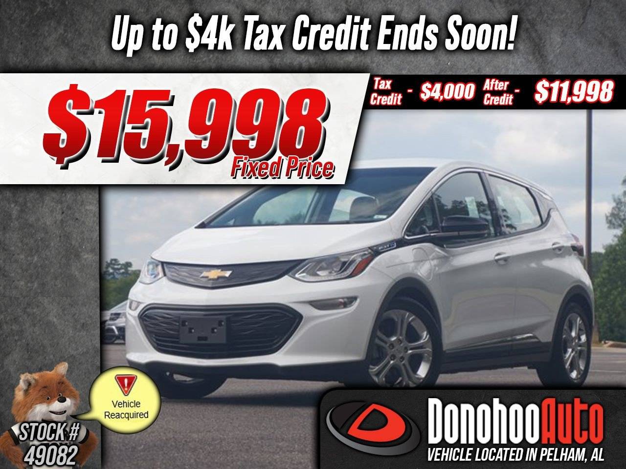 2021 Chevrolet Bolt EV LT — Hatchback — 7,139 mi — Pelham, AL