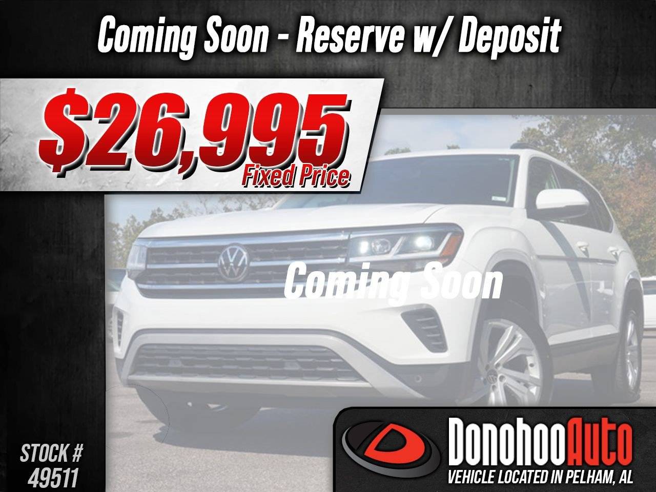 2023 Volkswagen Atlas SE with Technology — SUV — 50,476 mi — Pelham, AL