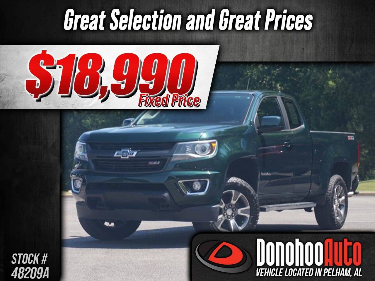 2016 Chevrolet Colorado Z71 — Pickup Truck — 81,252 mi — Pelham, AL