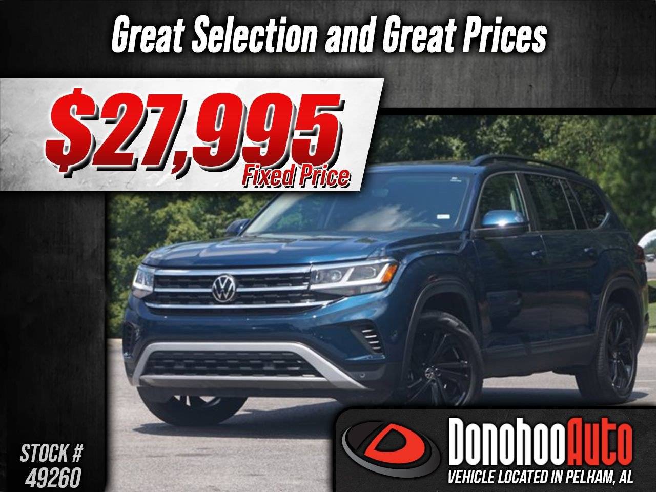 2022 Volkswagen Atlas SE with Technology — SUV — 35,786 mi — Pelham, AL