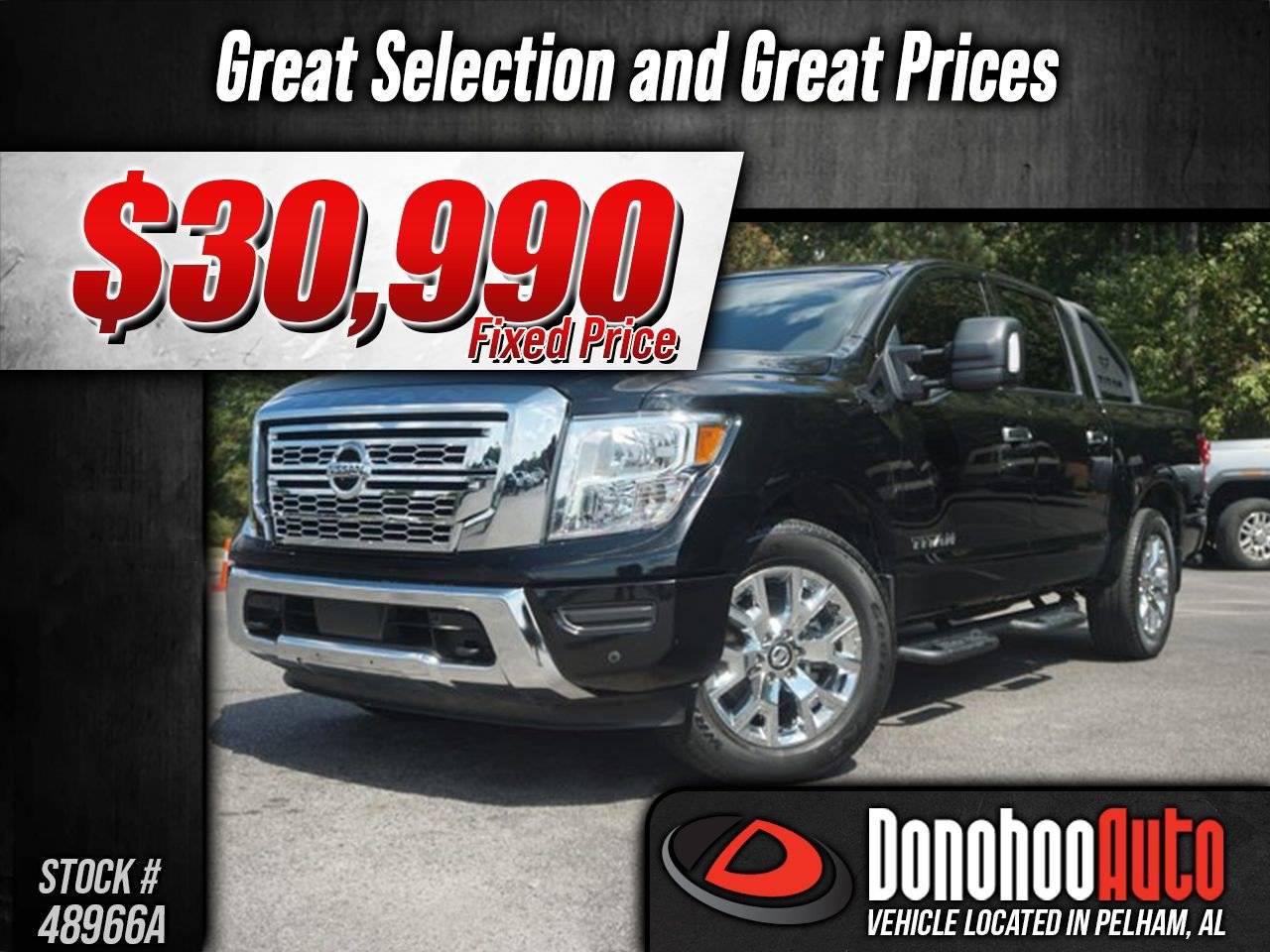 2022 Nissan Titan SV — Pickup Truck — 67,692 mi — Pelham, AL