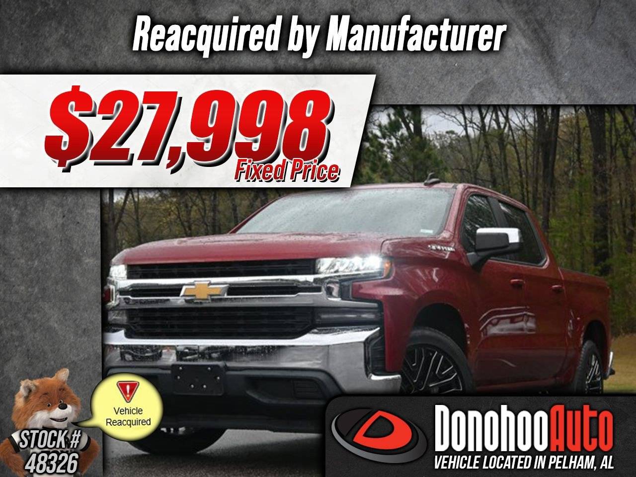 2019 Chevrolet Silverado 1500 LT — Pickup Truck — 44,540 mi — Pelham, AL