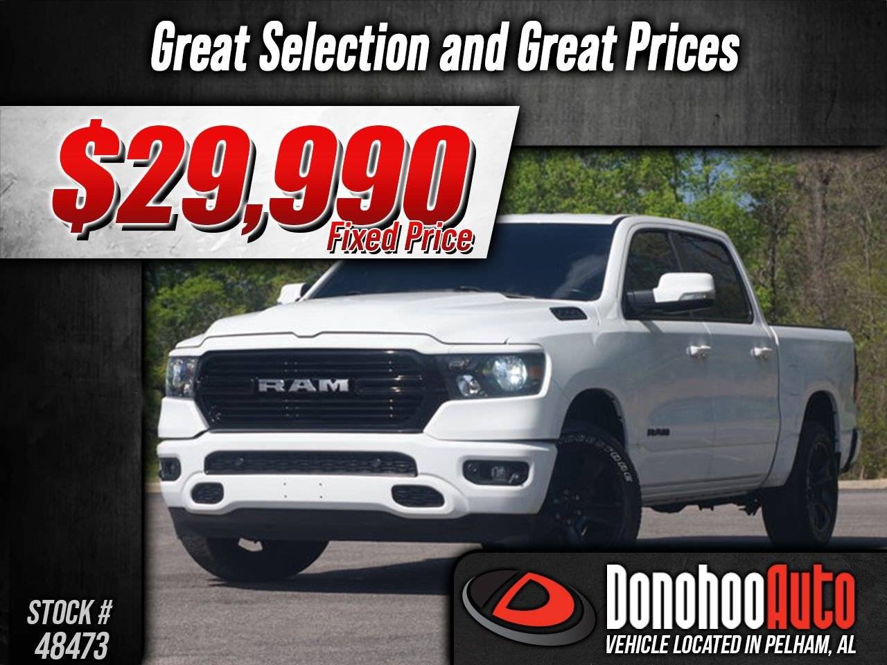 2020 Ram 1500 Big Horn — Pickup Truck — 83,367 mi — Pelham, AL