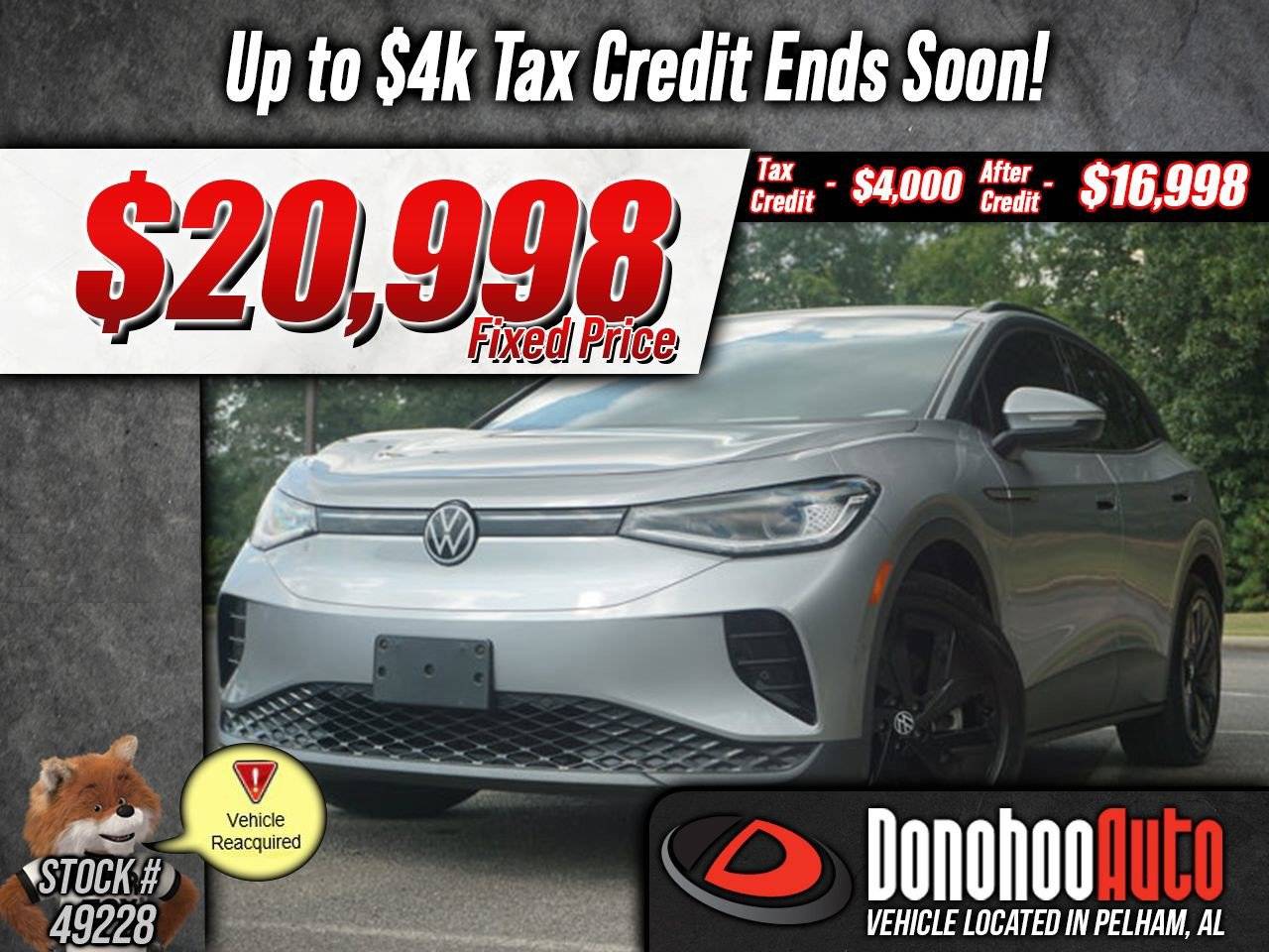 2023 Volkswagen ID.4 Pro S — SUV — 32,226 mi — Pelham, AL