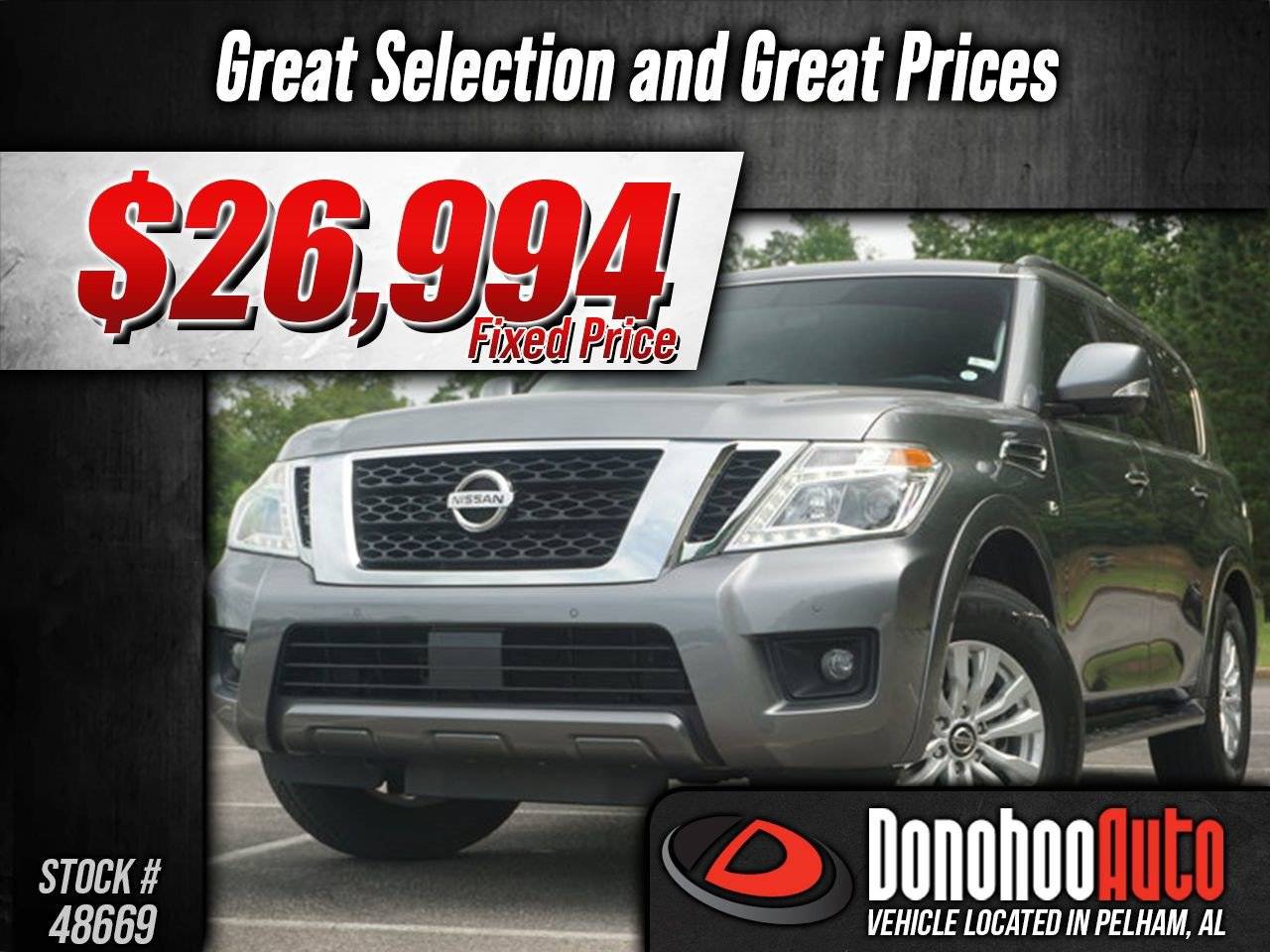 2020 Nissan Armada SV — SUV — 40,738 mi — Pelham, AL