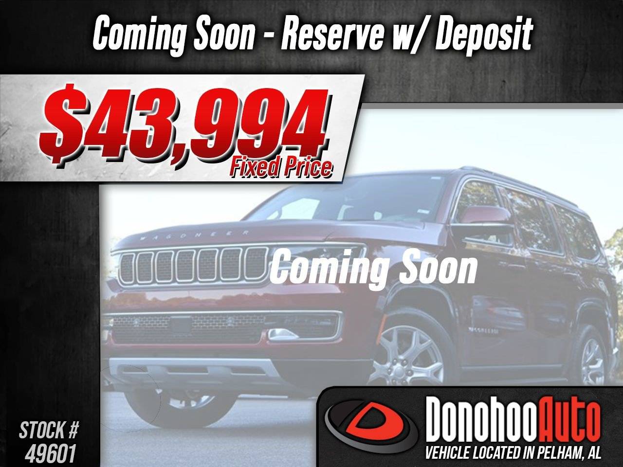 2022 Jeep Wagoneer Series II — SUV — 43,761 mi — Pelham, AL