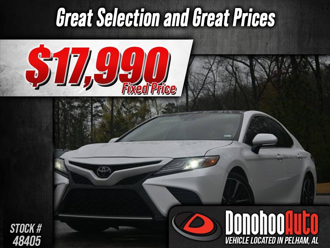 2019 Toyota Camry XSE V6 — Sedan — 125,995 mi — Pelham, AL
