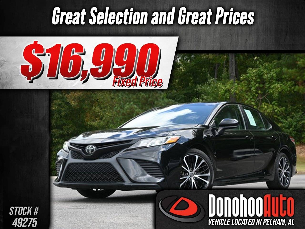 2020 Toyota Camry SE — Sedan — 129,677 mi — Pelham, AL
