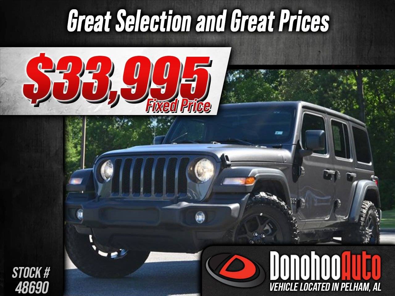 2022 Jeep Wrangler Sport S — SUV — 23,332 mi — Pelham, AL