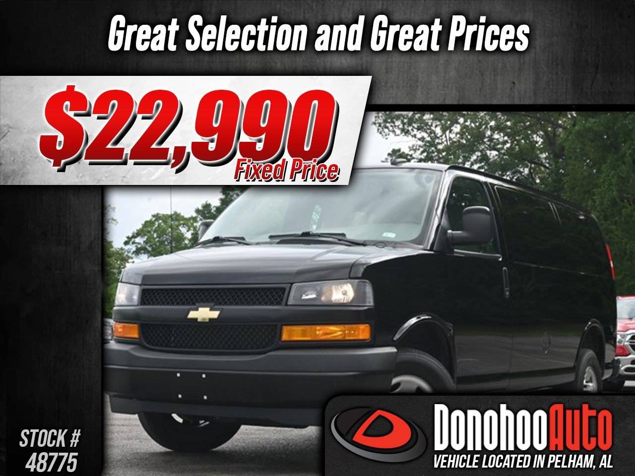 2020 Chevrolet Express Cargo Van Base — Cargo Van — 23,136 mi — Pelham, AL