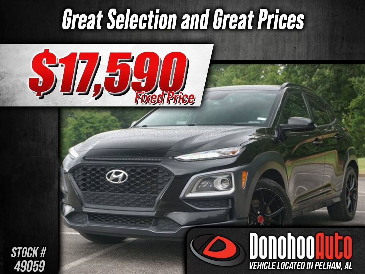 2021 Hyundai Kona NIGHT — SUV — 78,588 mi — Pelham, AL