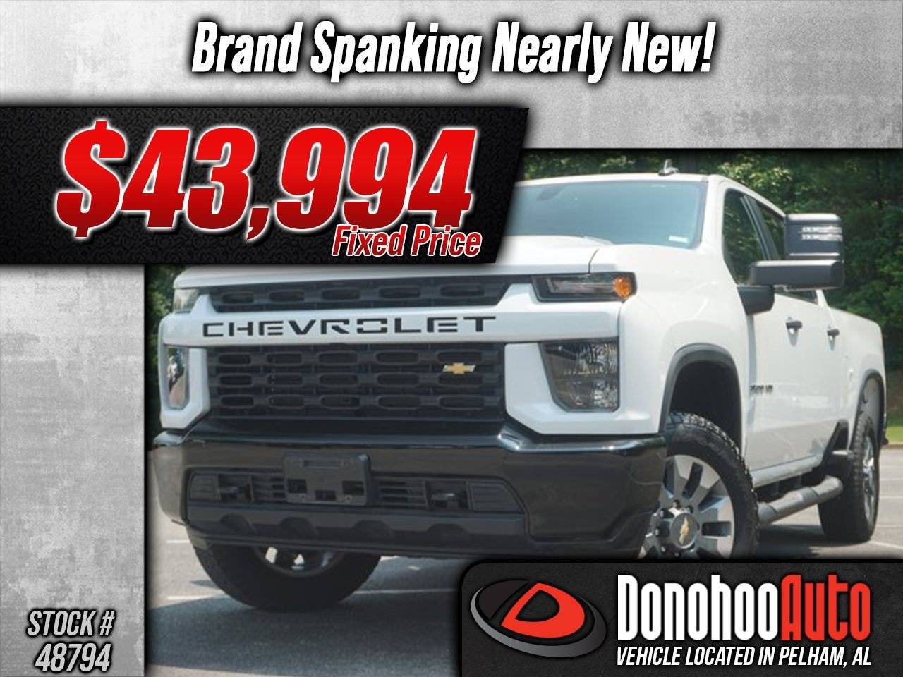 2023 Chevrolet Silverado 2500HD Custom — Pickup Truck — 1,621 mi — Pelham, AL