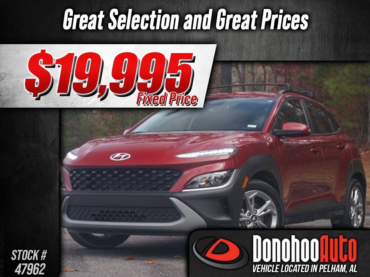 2023 Hyundai Kona SEL — SUV — 25,399 mi — Pelham, AL