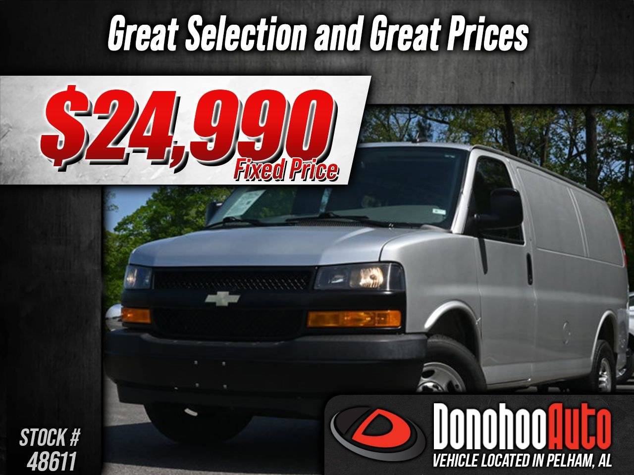 2019 Chevrolet Express Cargo Van Base — Cargo Van — 14,871 mi — Pelham, AL