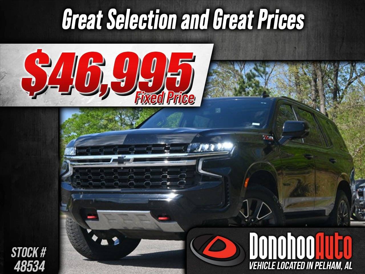 2021 Chevrolet Tahoe Z71 — SUV — 72,425 mi — Pelham, AL