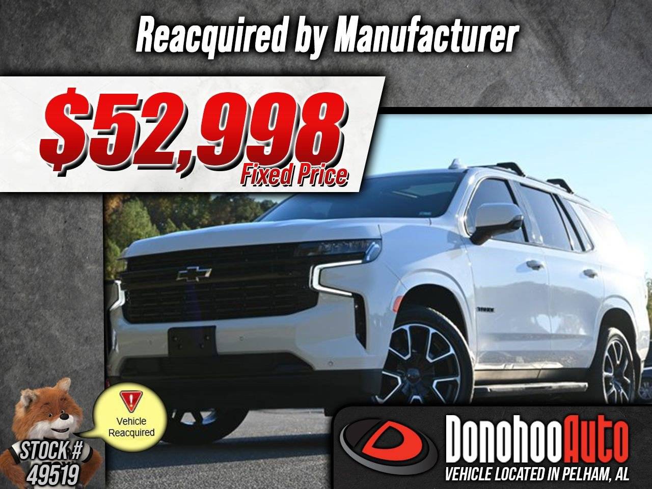 2023 Chevrolet Tahoe RST — SUV — 37,829 mi — Pelham, AL