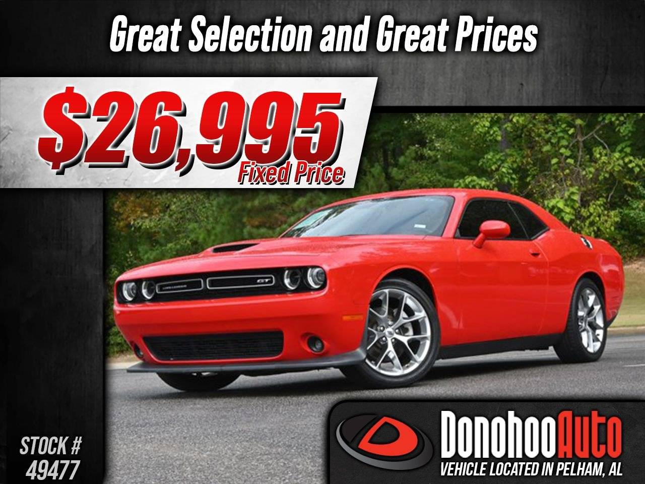 2021 Dodge Challenger GT — Coupe — 34,097 mi — Pelham, AL