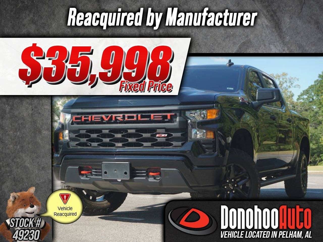 2022 Chevrolet Silverado 1500 Custom Trail Boss — Pickup Truck — 36,164 mi — Pelham, AL