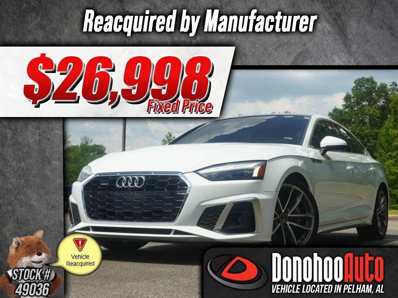 2021 Audi A5 Premium Plus — Hatchback — 48,574 mi — Pelham, AL