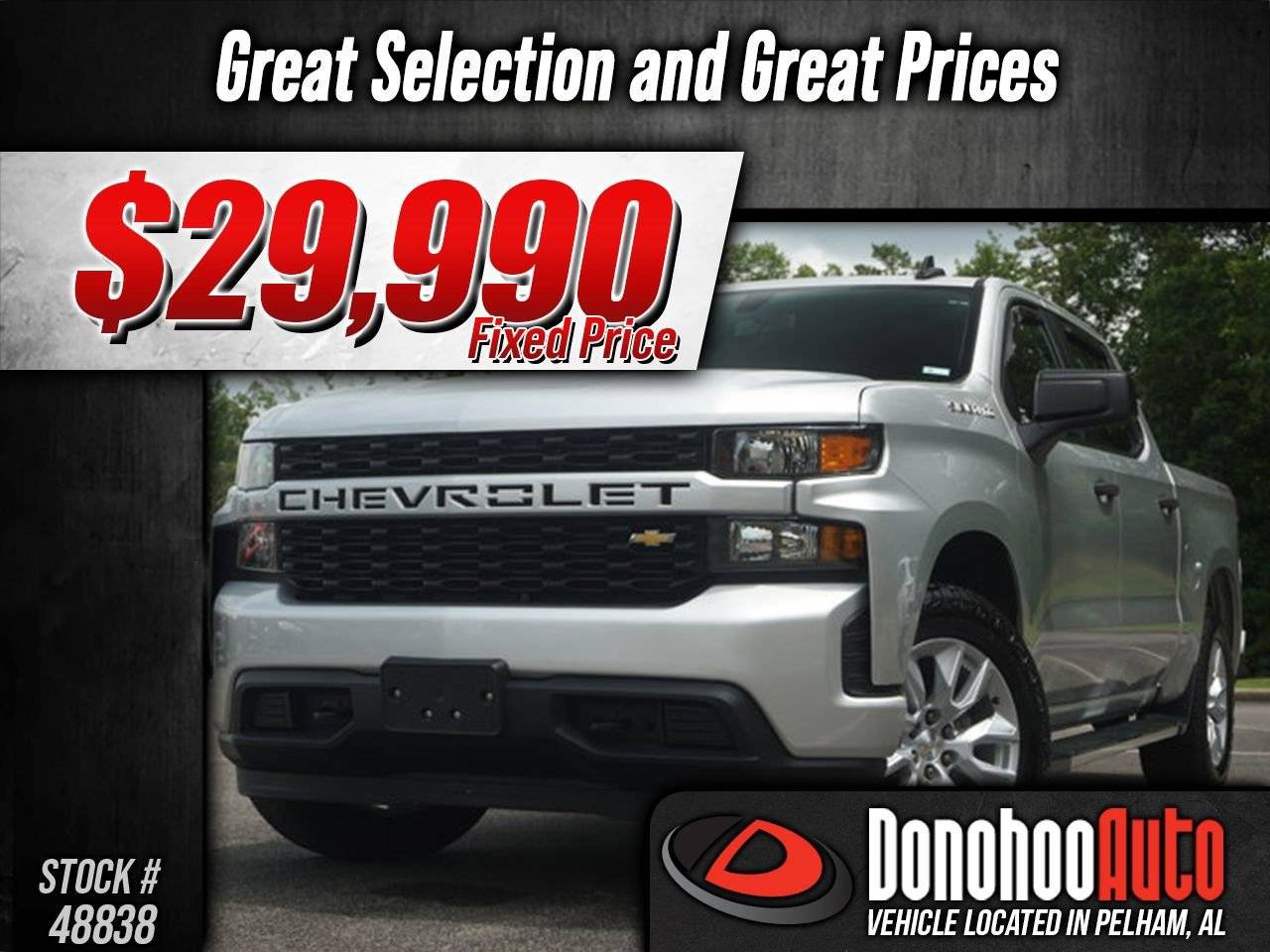2021 Chevrolet Silverado 1500 Custom — Pickup Truck — 56,650 mi — Pelham, AL