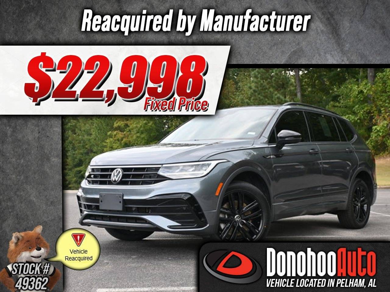 2022 Volkswagen Tiguan SE R-Line Black — SUV — 34,546 mi — Pelham, AL