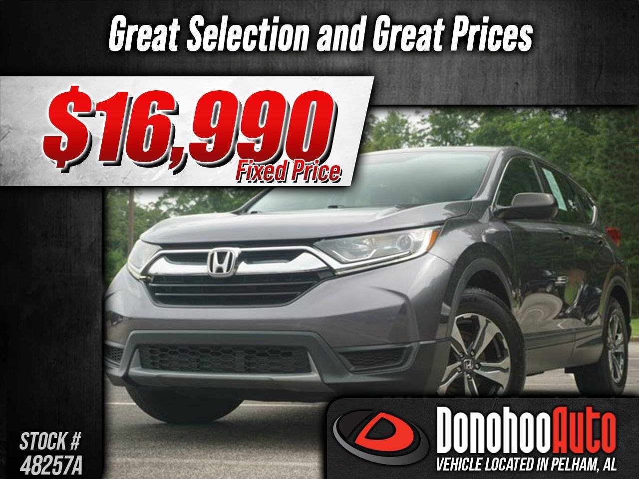 2018 Honda CR-V LX — SUV — 92,042 mi — Pelham, AL