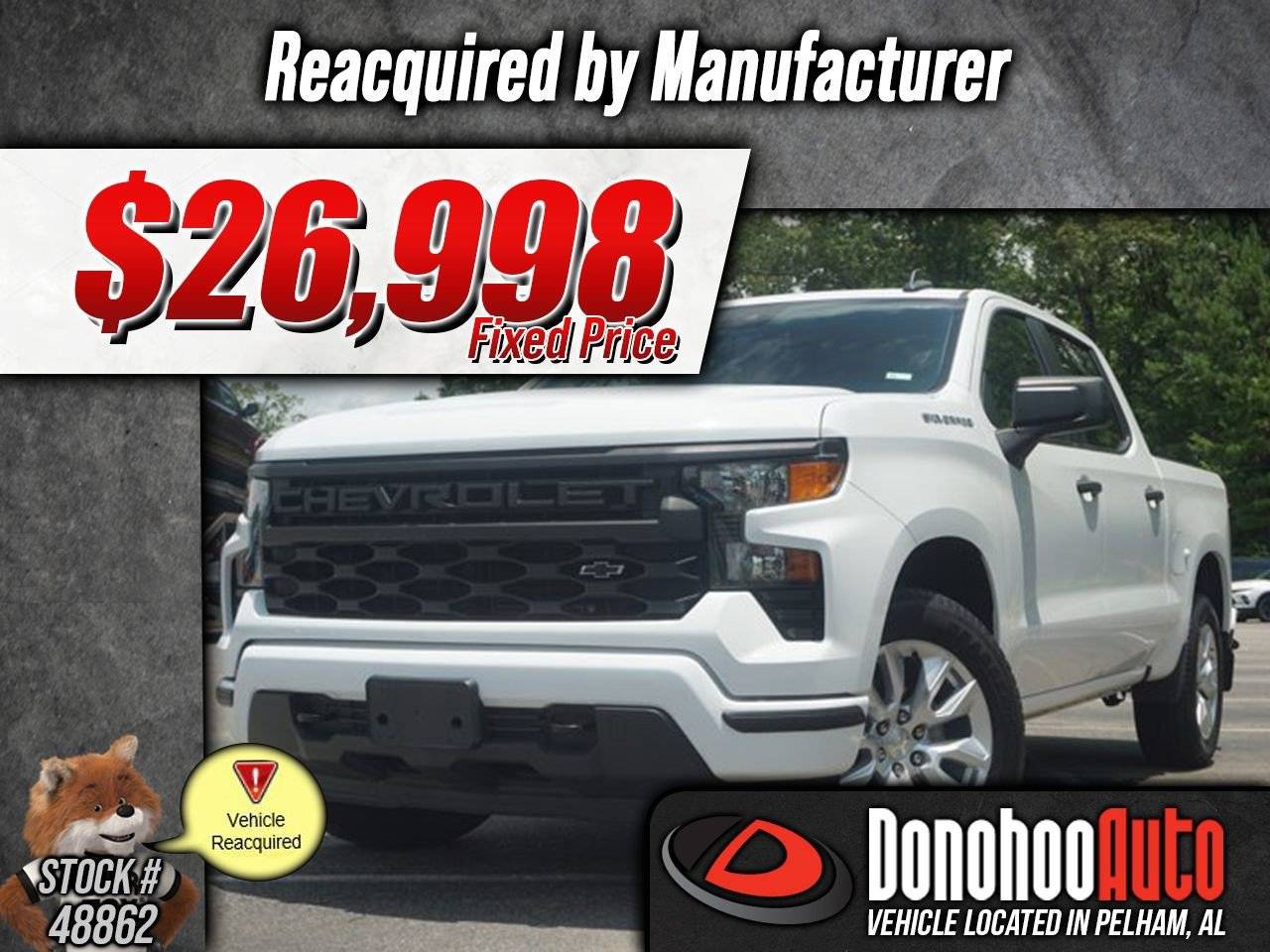 2022 Chevrolet Silverado 1500 Custom — Pickup Truck — 21,676 mi — Pelham, AL
