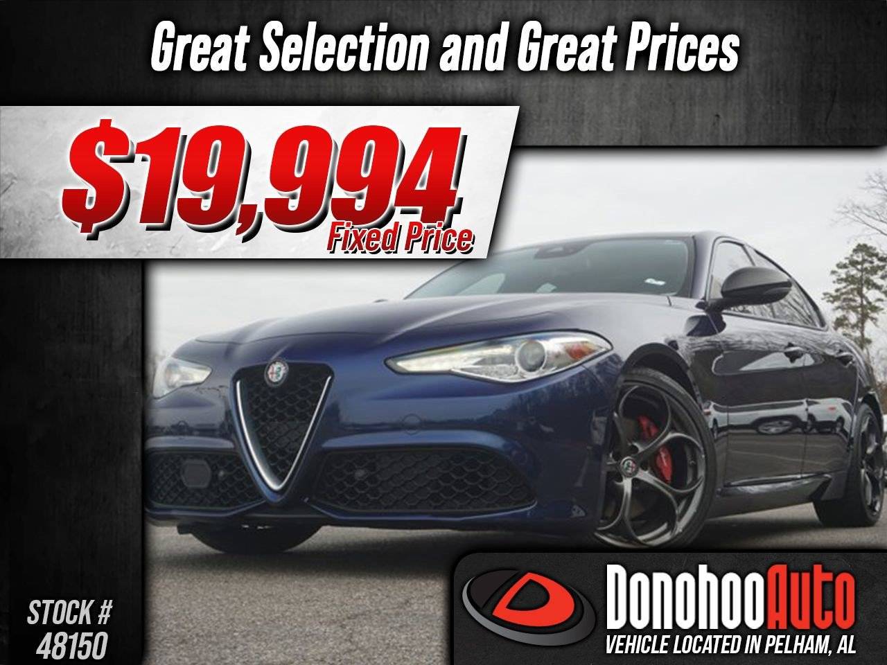 2018 Alfa Romeo Giulia Ti Sport — Sedan — 42,107 mi — Pelham, AL