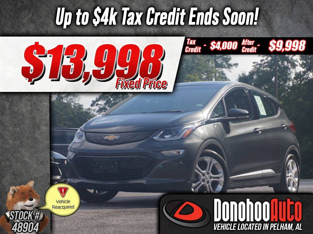 2020 Chevrolet Bolt EV LT — Hatchback — 29,636 mi — Pelham, AL