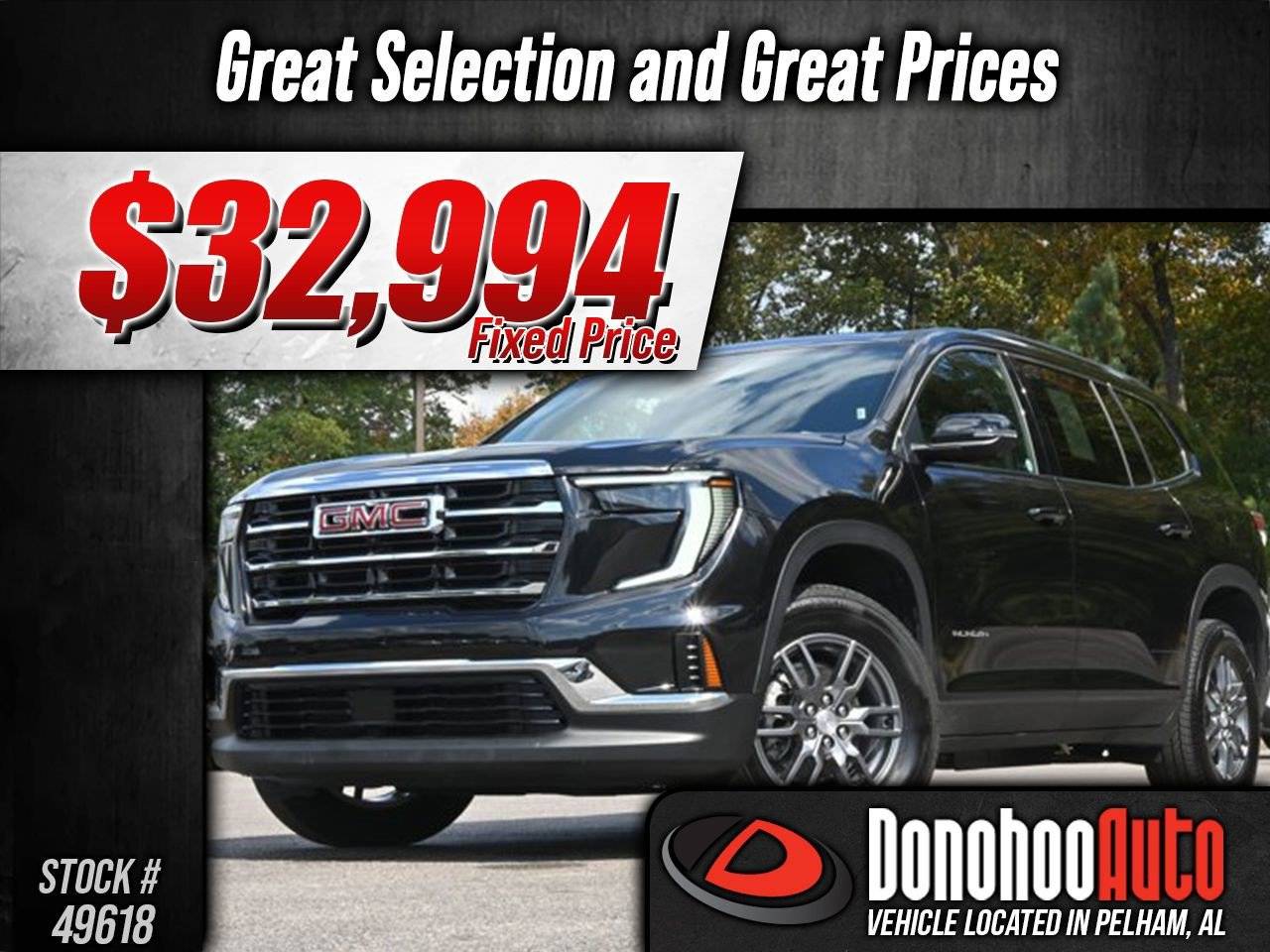 2025 GMC Acadia Elevation — SUV — 13,860 mi — Pelham, AL