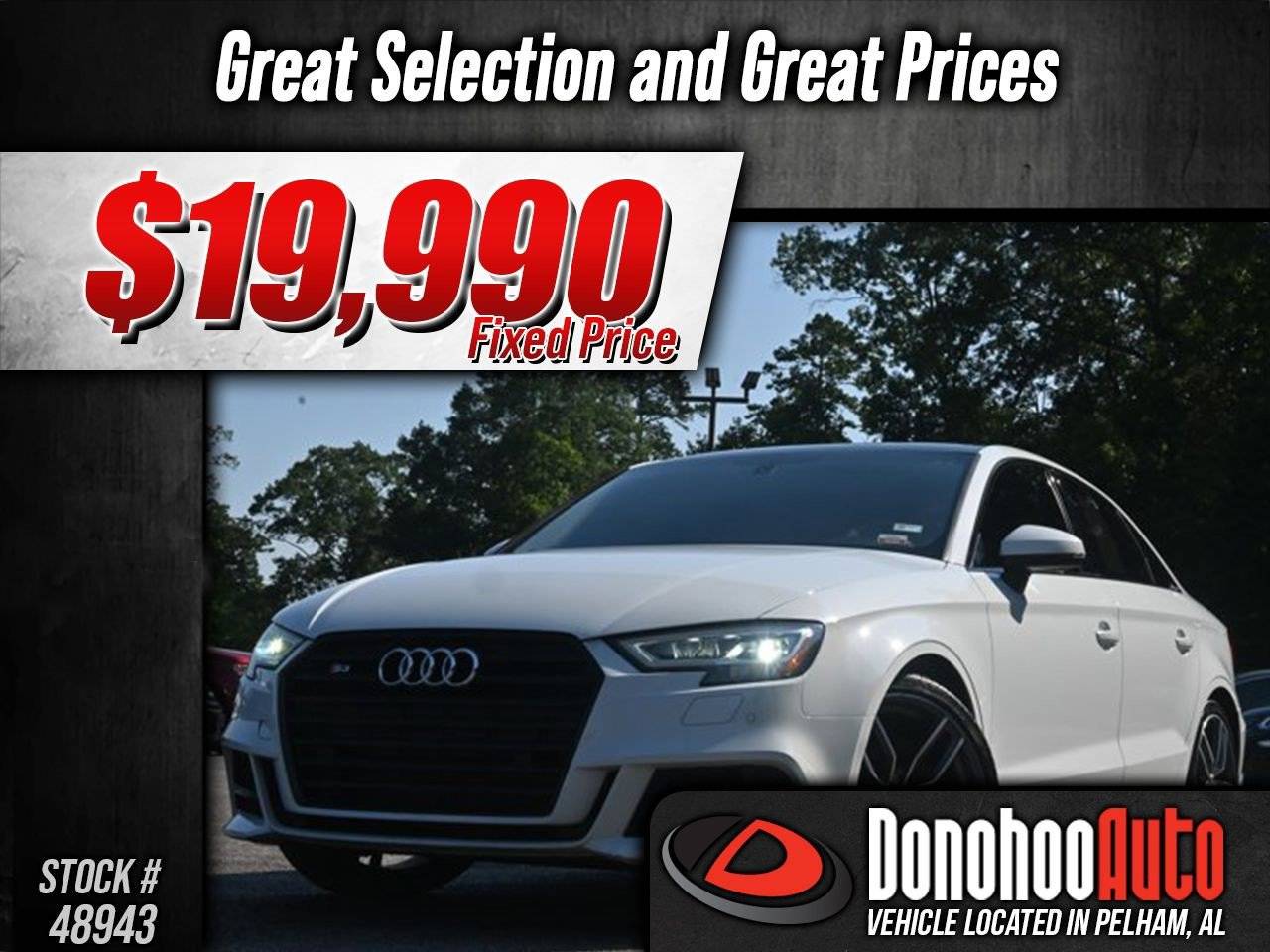 2017 Audi S3 Prestige — Sedan — 87,504 mi — Pelham, AL